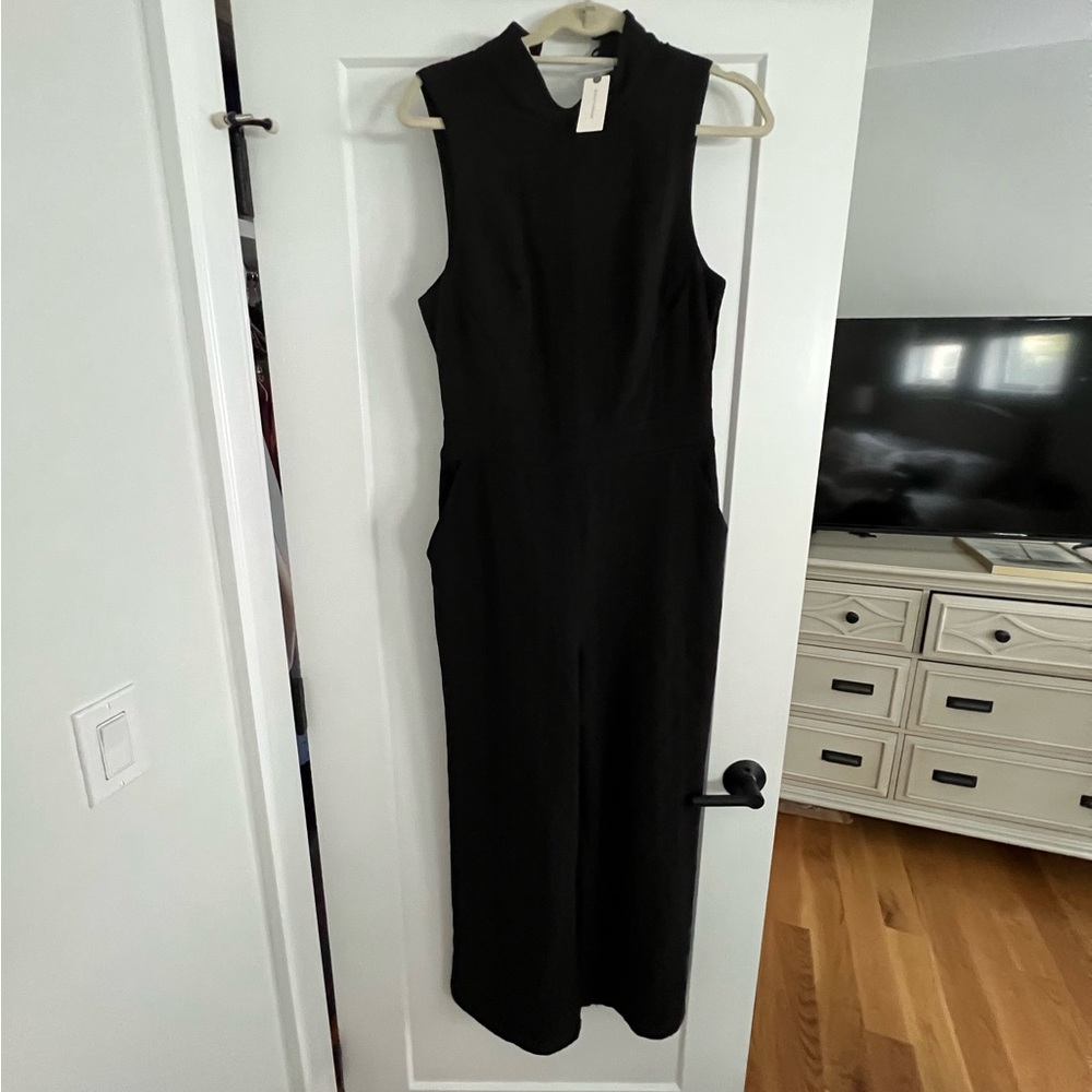 Never worn Anthropology Black Jumpsuit